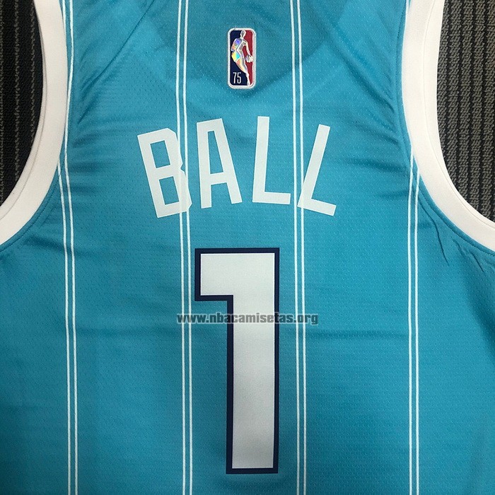 Camiseta Charlotte Hornets LaMelo Ball NO 1 Icon 2022-23 Verde